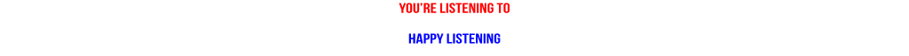 YOURE LISTENING TO RADIO SUYANTI AMSTERDAM HAPPY LISTENING